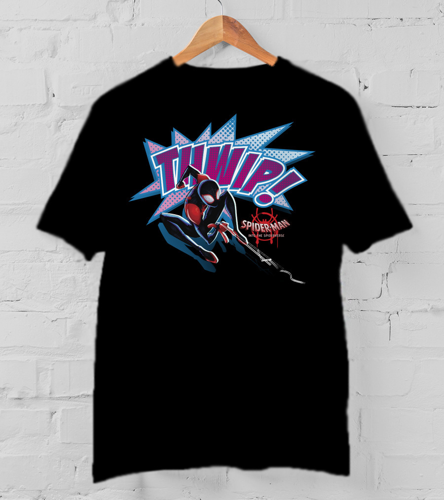 Marvel Spider-Man Into The Spider-Verse Thwip Action T-Shirt
