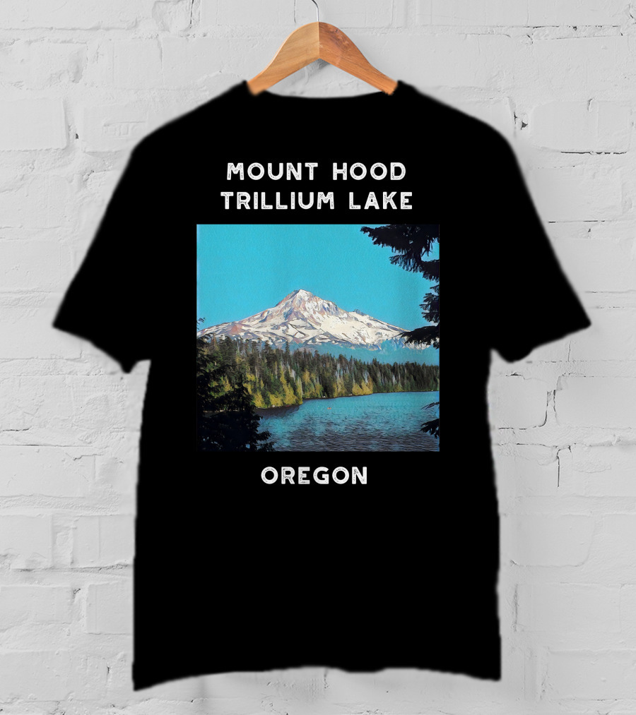 Mount Hood Trillium Lake Oregon T-Shirt