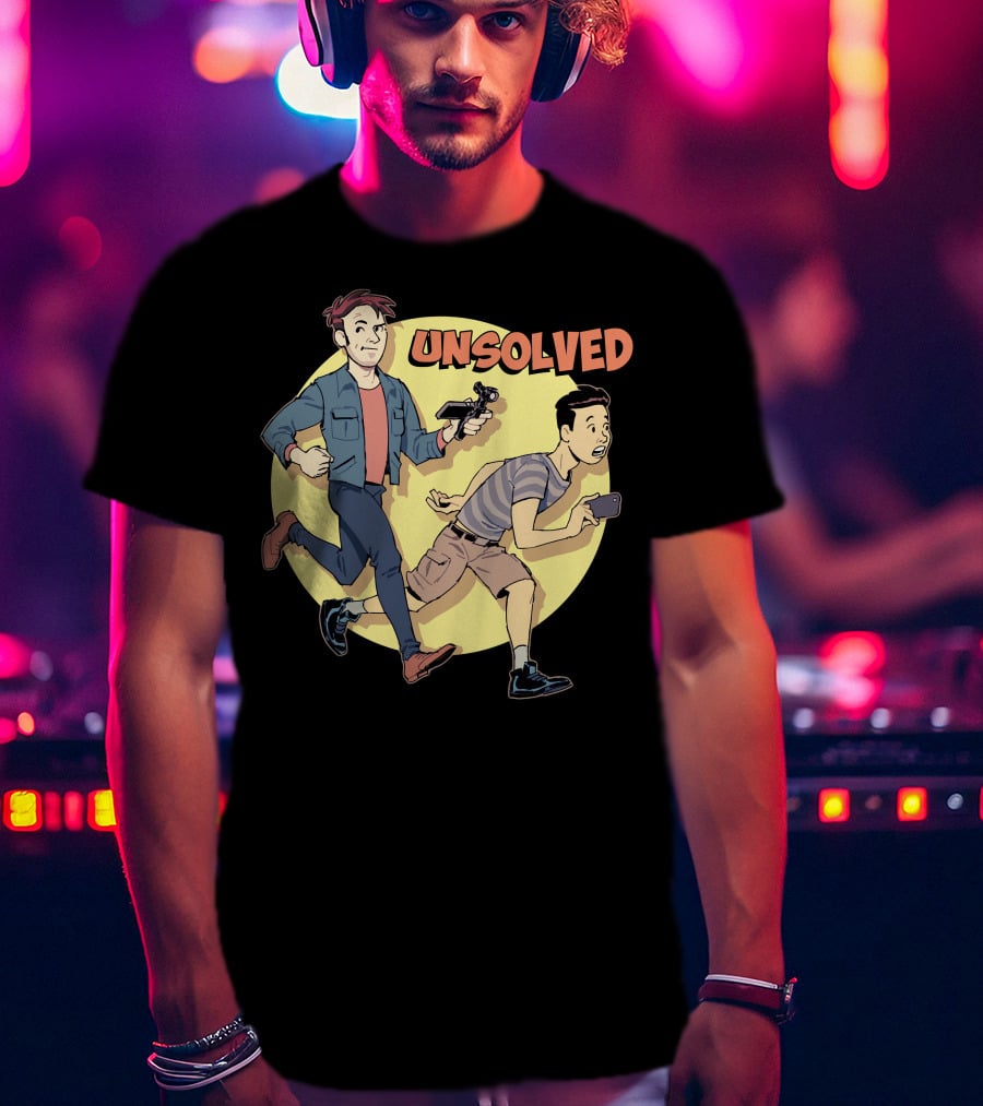 BuzzFeed Unsolved Animated Saturday Morning Mystery Adventure T-Shirt