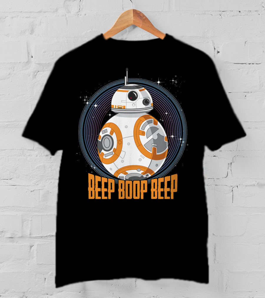 Star Wars BB-8 Beep Boop Beep Circle T-Shirt