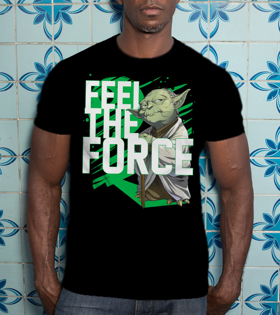 Star Wars Feel The Force Yoda Jedi Master T-Shirt