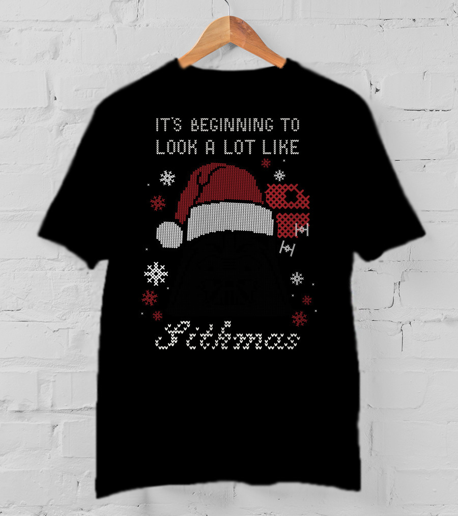 It's Beginning To Look A Lot Like Sithmas Vader Santa Star Wars T-Shirt