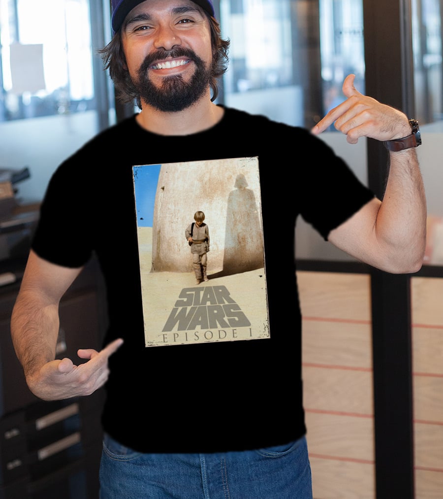 Star Wars Episode I The Phantom Menace Anakin Skywalker Shadow T-Shirt