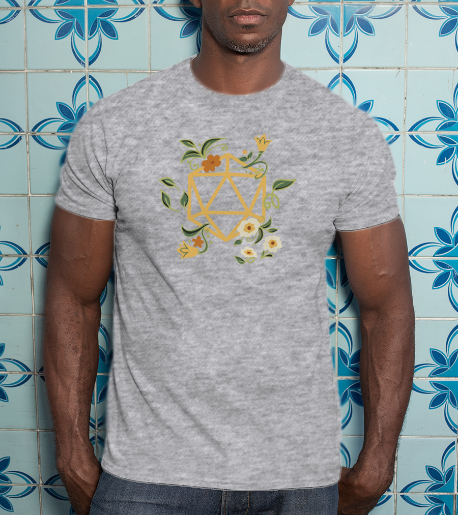 Harli Kane Pax Eastharli Hero Floral Druid Dice Dungeons And Dragons T-Shirt