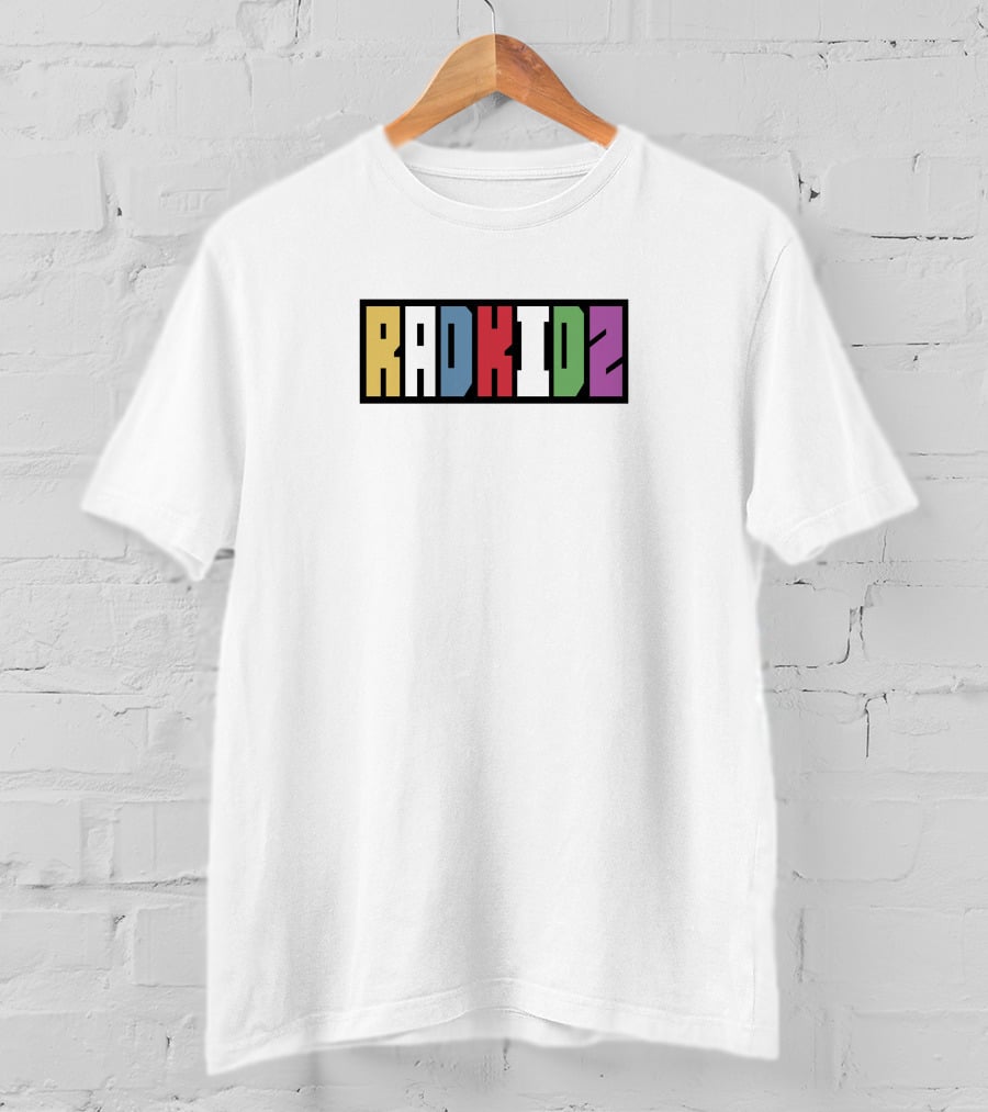 Radkidz Colorful Block Letter T-Shirt