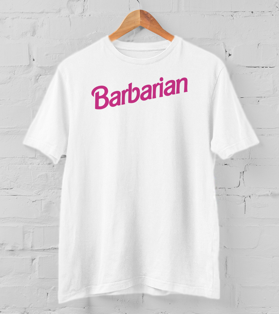 Barbarian Styled Like Barbie Font By Ginny Di T-Shirt