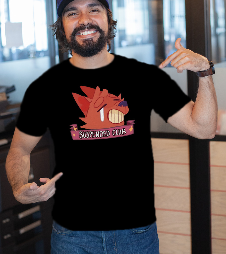 Suspended Club Fox Character T-Shirt