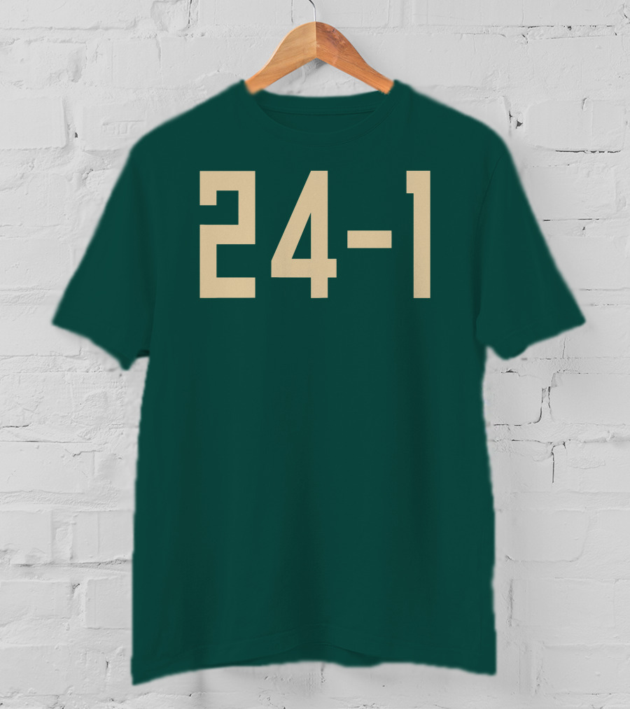 Bucks 24-1 Golden Numbers T-Shirt