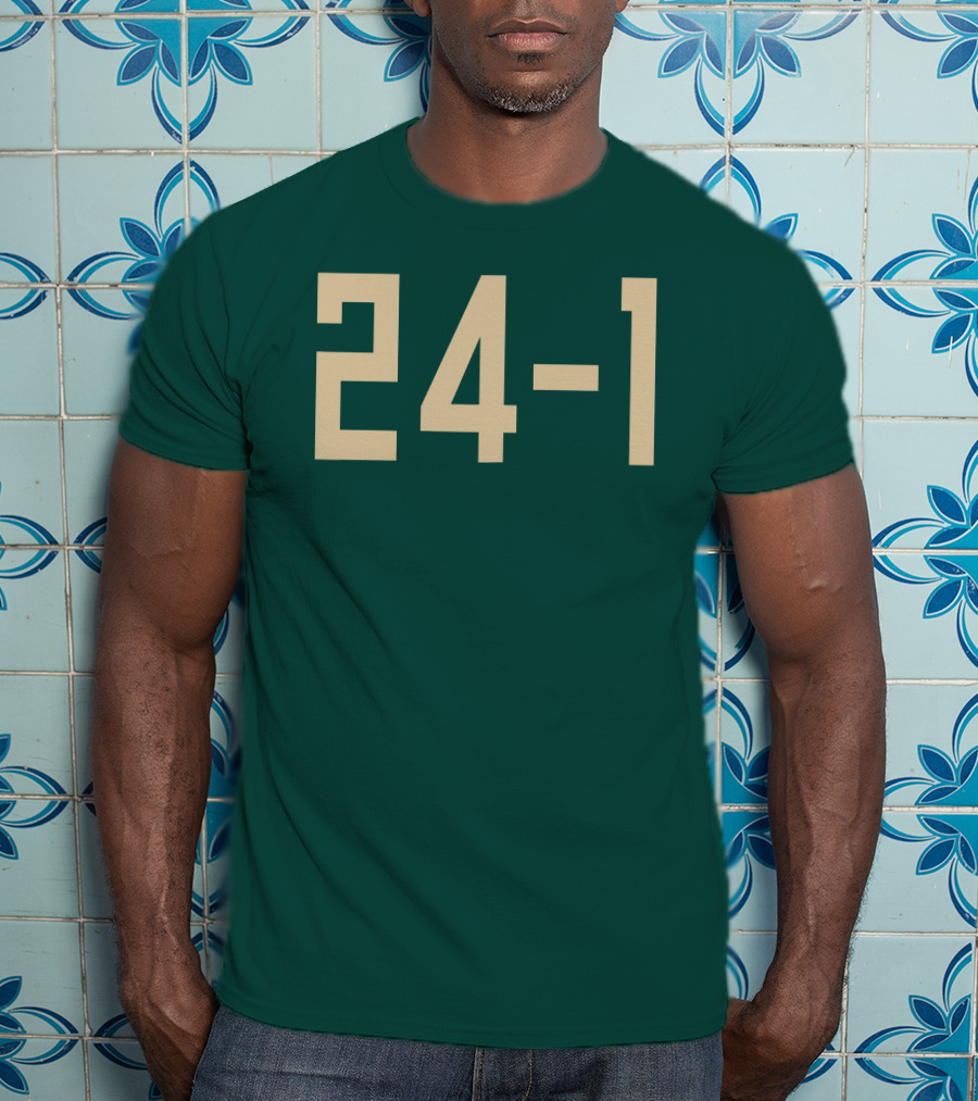 Bucks 24-1 Golden Numbers T-Shirt