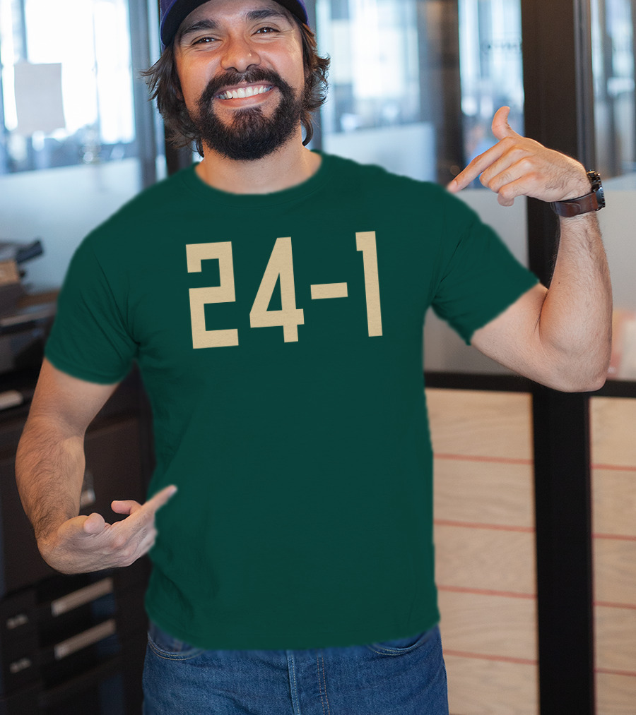 Bucks 24-1 Golden Numbers T-Shirt