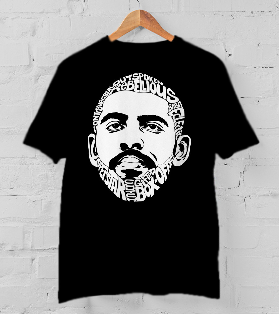 Kyrie Irving NBA Basketball Controversial Outspoken Rebellious T-Shirt