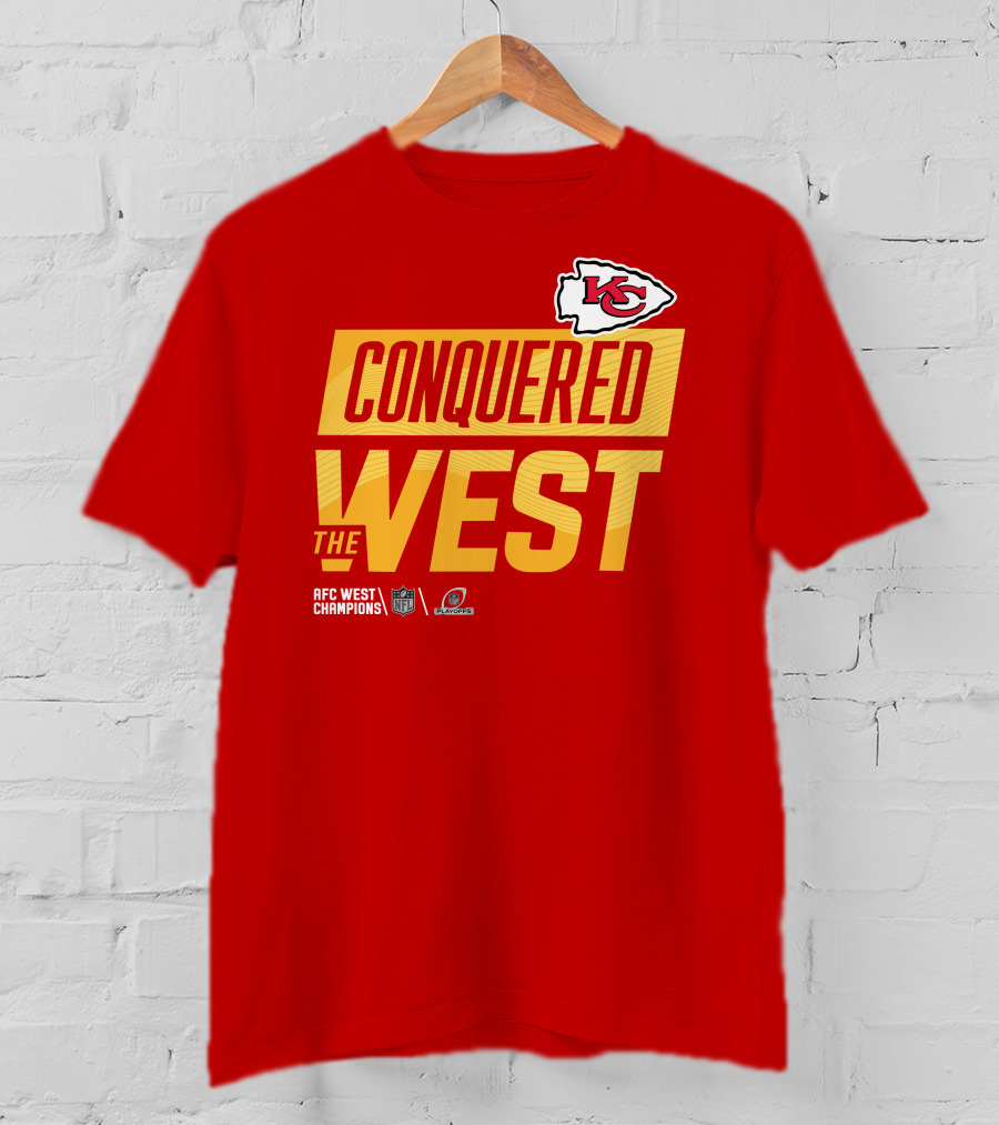Kansas City Chiefs Conquered The West NFL Playoffs T-Shirt