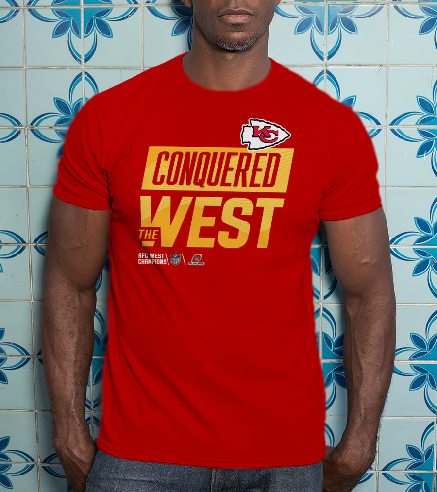 Kansas City Chiefs Conquered The West NFL Playoffs T-Shirt