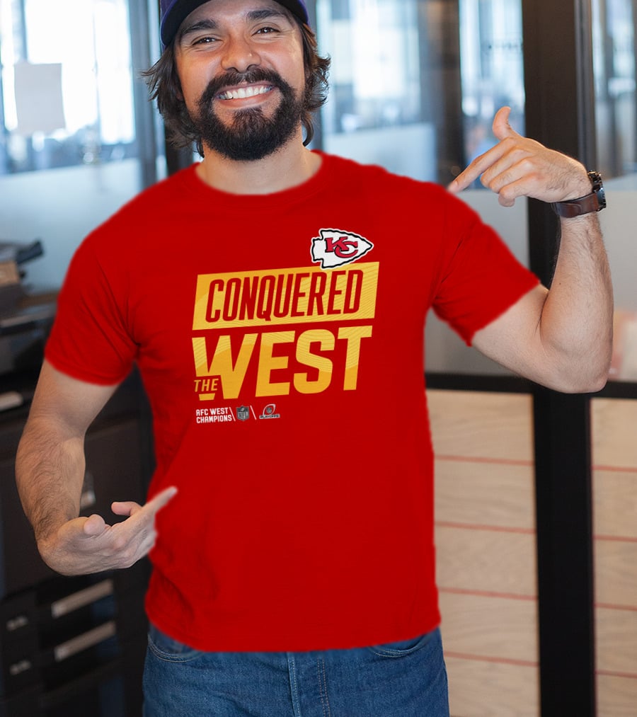 Kansas City Chiefs Conquered The West NFL Playoffs T-Shirt