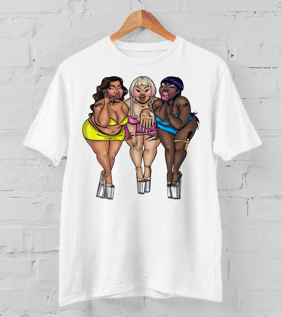Sized For Life Bold Empowerment Trio T-Shirt