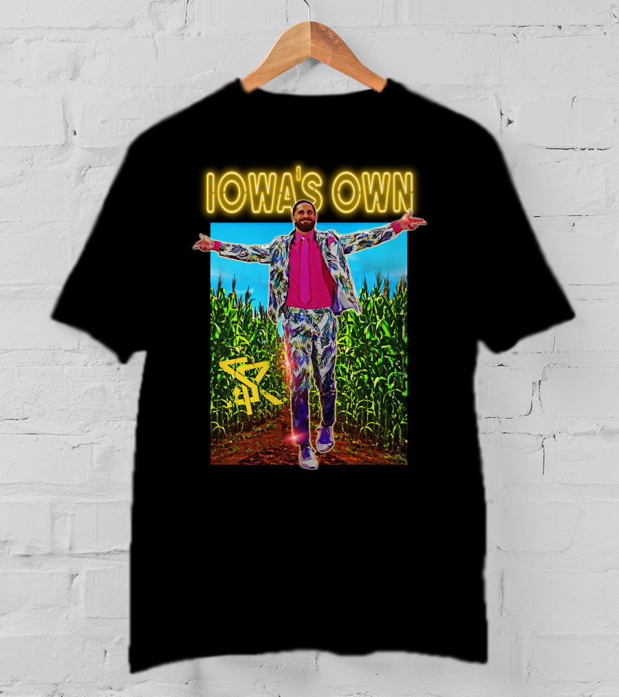Iowa's Own Seth Rollins Cornfield Suit T-Shirt