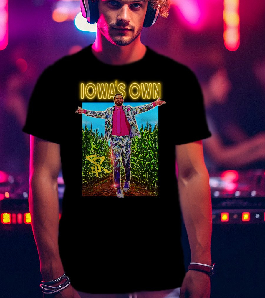 Iowa's Own Seth Rollins Cornfield Suit T-Shirt