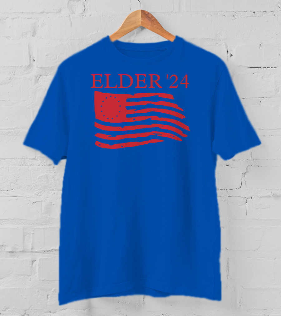 Elder 24 We're Got A Country To Save Larry Elder American Flag T-Shirt