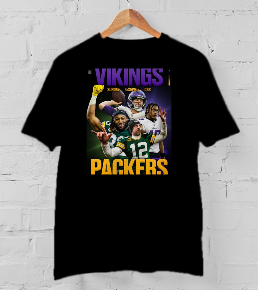 Vikings Packers Sunday 4:25PM CBS T-Shirt