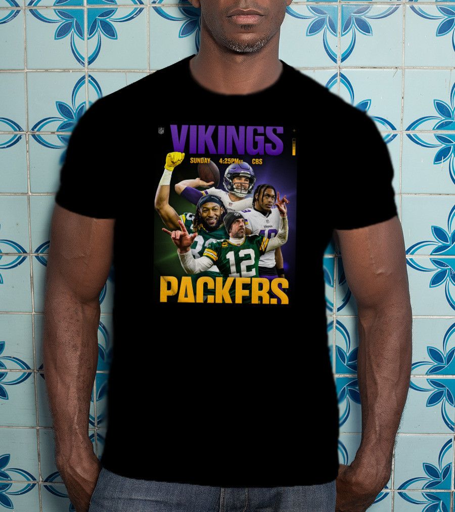 Vikings Packers Sunday 4:25PM CBS T-Shirt