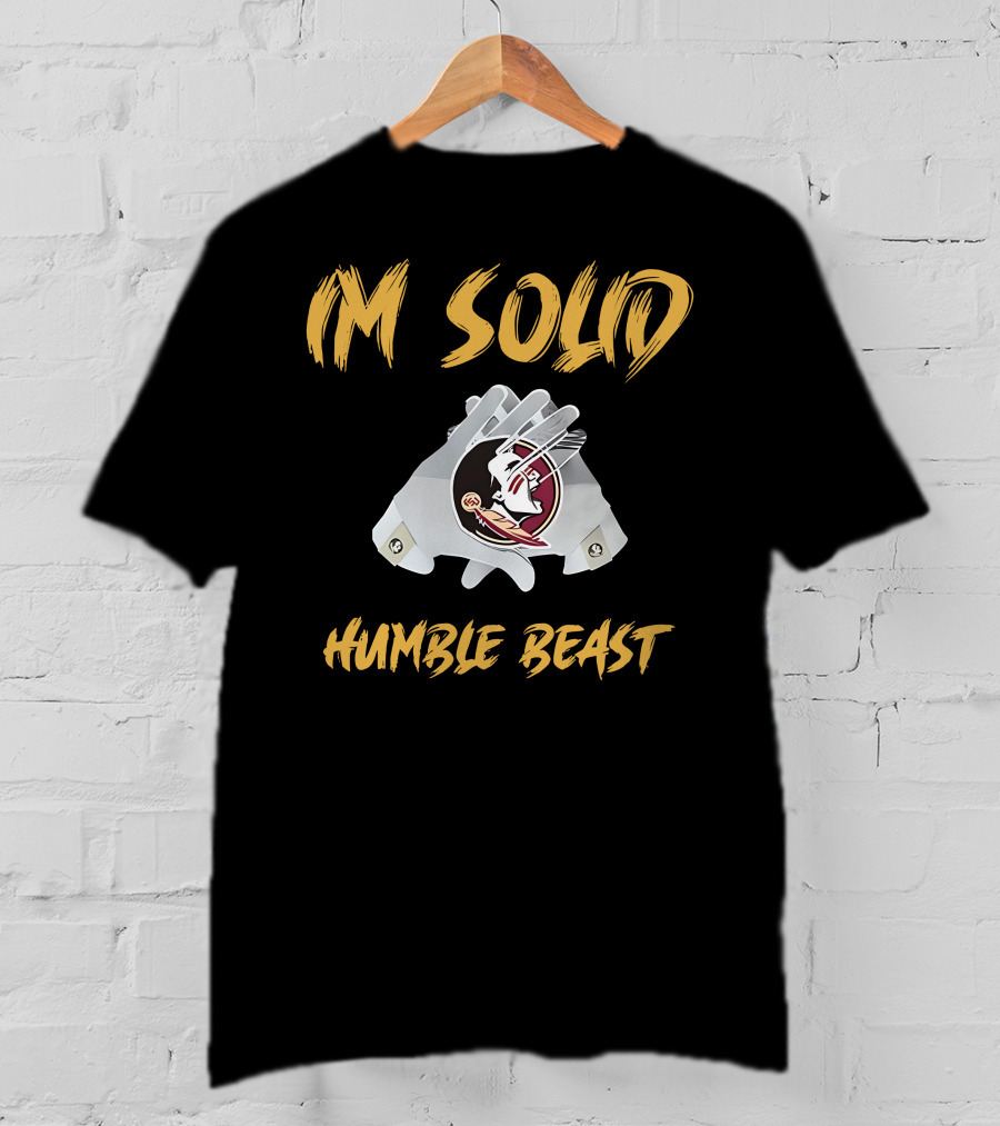 IM SOLID Humble Beast Gloves Tribal T-Shirt