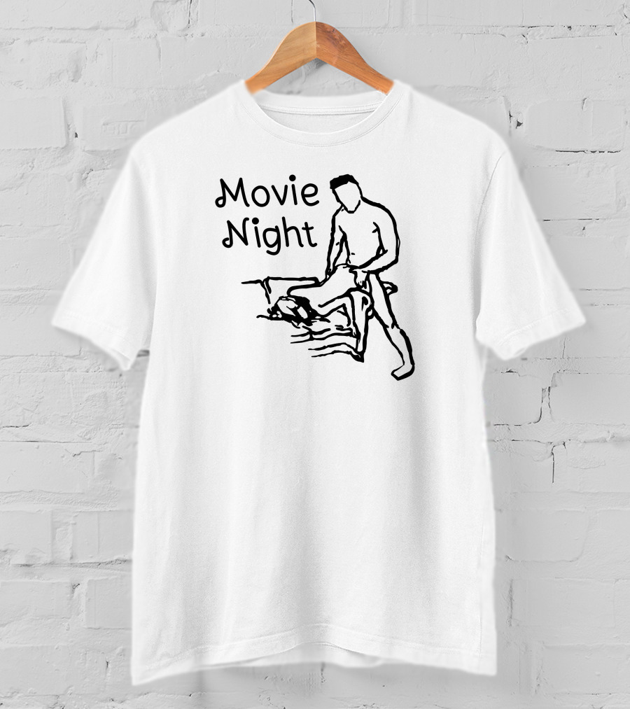 Shirts That Go Hard Movie Night Iconic T-Shirt