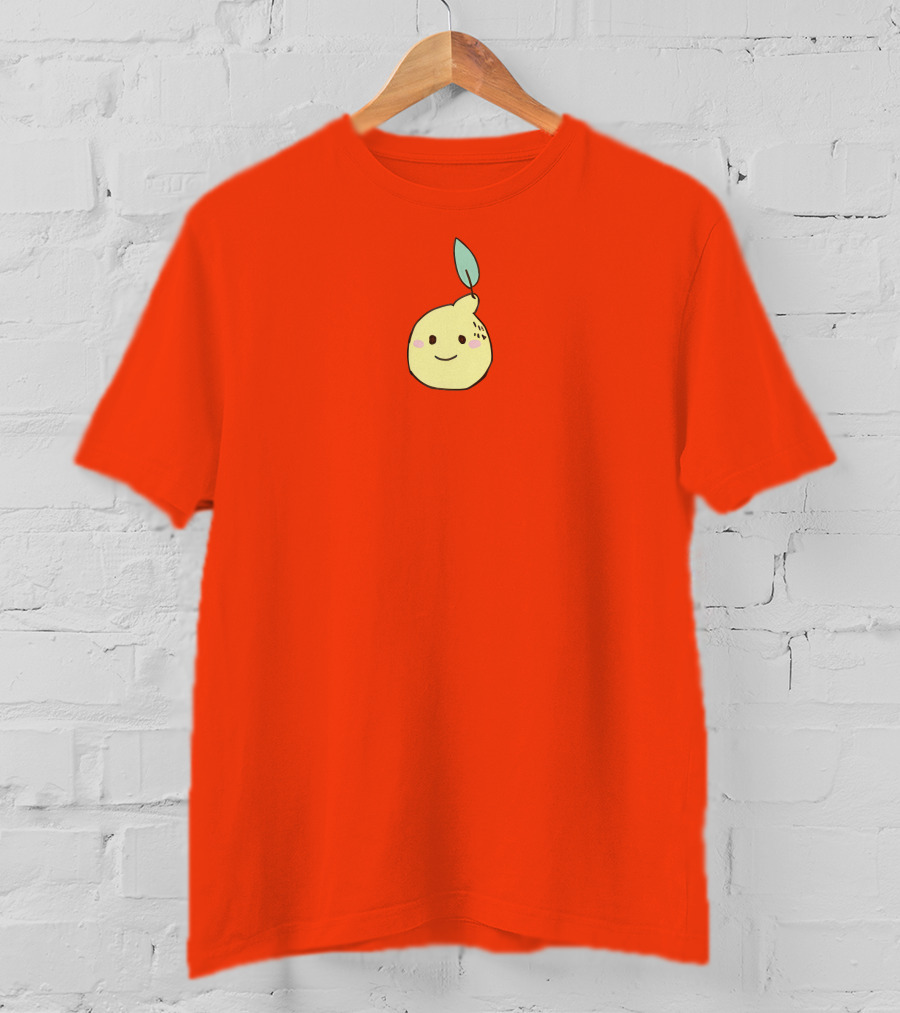 Cavetown Lemon Boy Robbie Leaf Happy Face T-Shirt