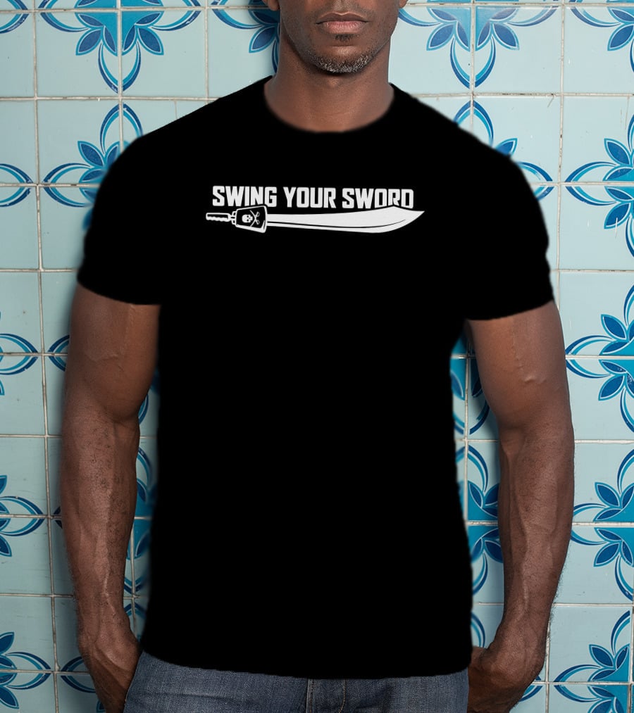 Breakingt Merch Mississippi State Swing Your Sword Bulldogs Football T-Shirt
