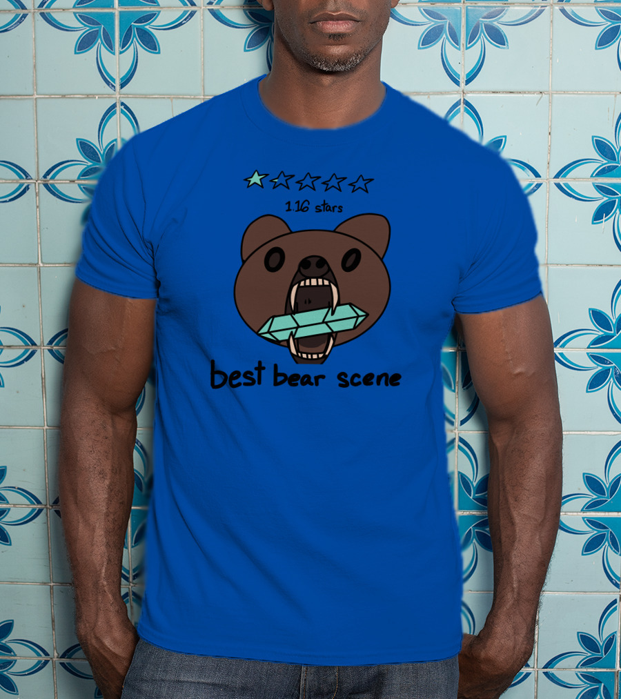 1.16 Stars Best Bear Scene Crystal Bonfire Merch T-Shirt