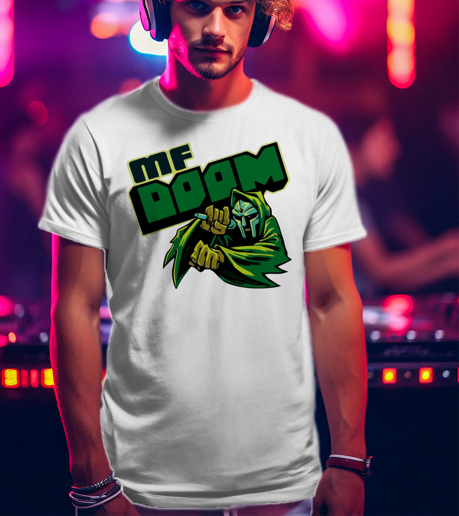 MF Doom Merch Anti Hero Iconic Masked Rapper T-Shirt