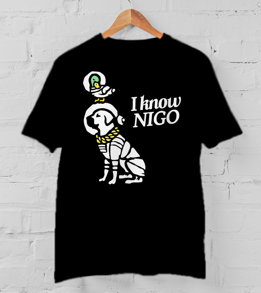 I Know Nigo Merch Lakeshow And Delta Iconic Dog With Parrot T-Shirt