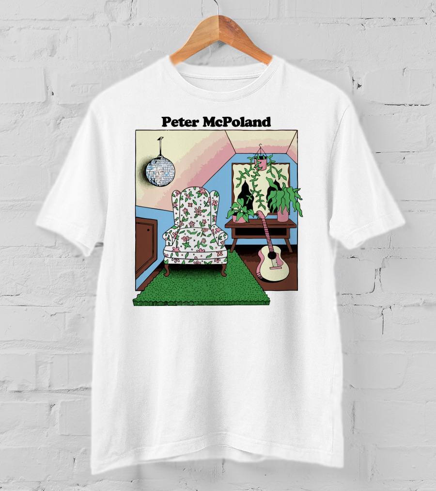 Peter McPoland Room With Chair Guitar And Plant T-Shirt