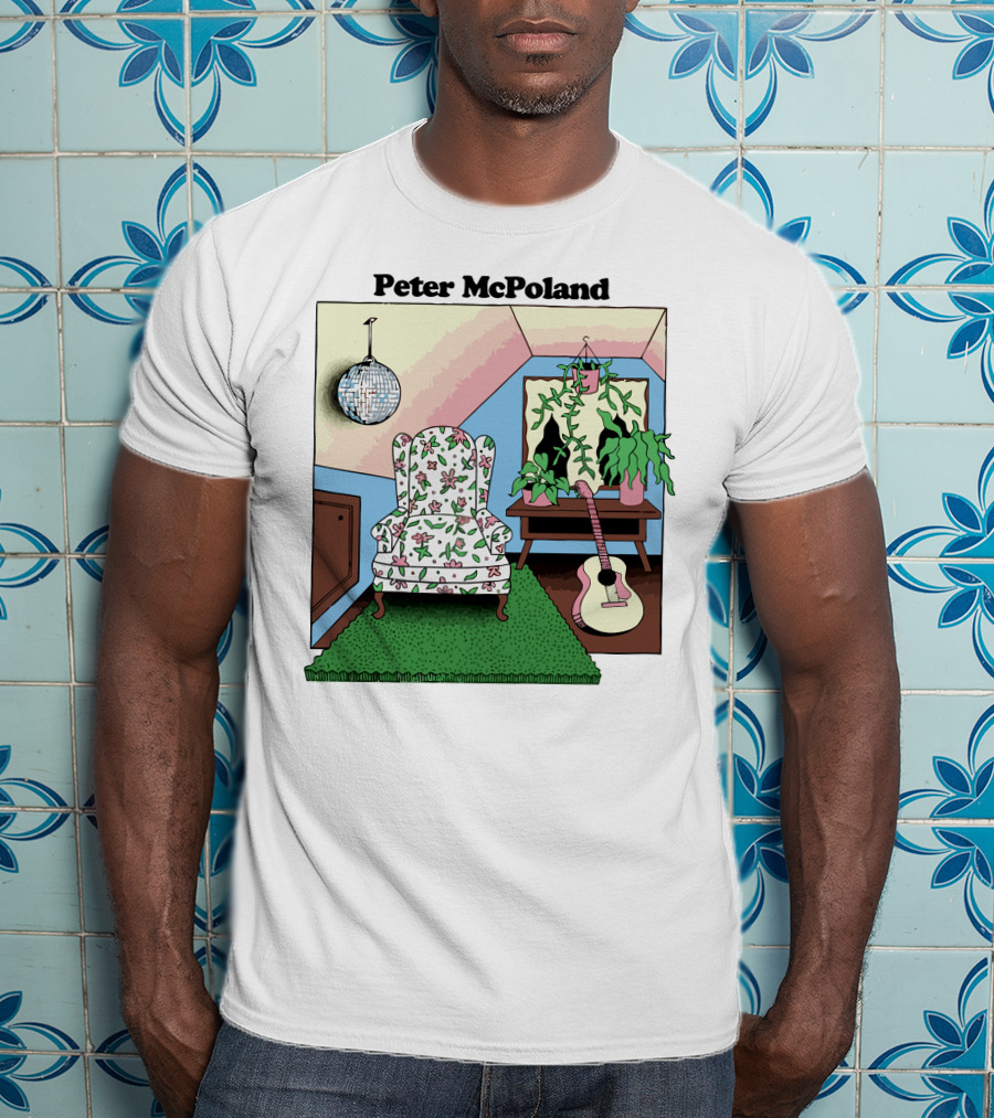 Peter McPoland Room With Chair Guitar And Plant T-Shirt