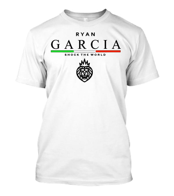 RYAN GARCIA Shock The World Heritage Collection Lion T-Shirt