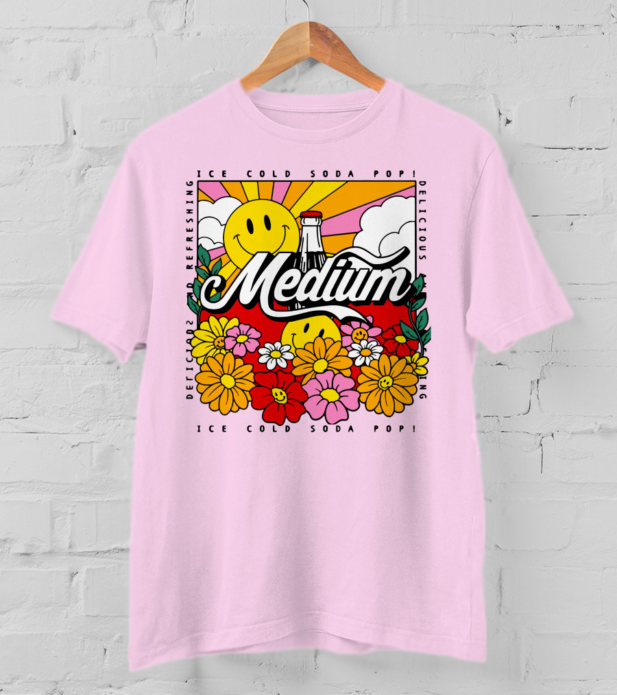 Medium Ice Cold Soda Pop Delicious Refreshing T-Shirt