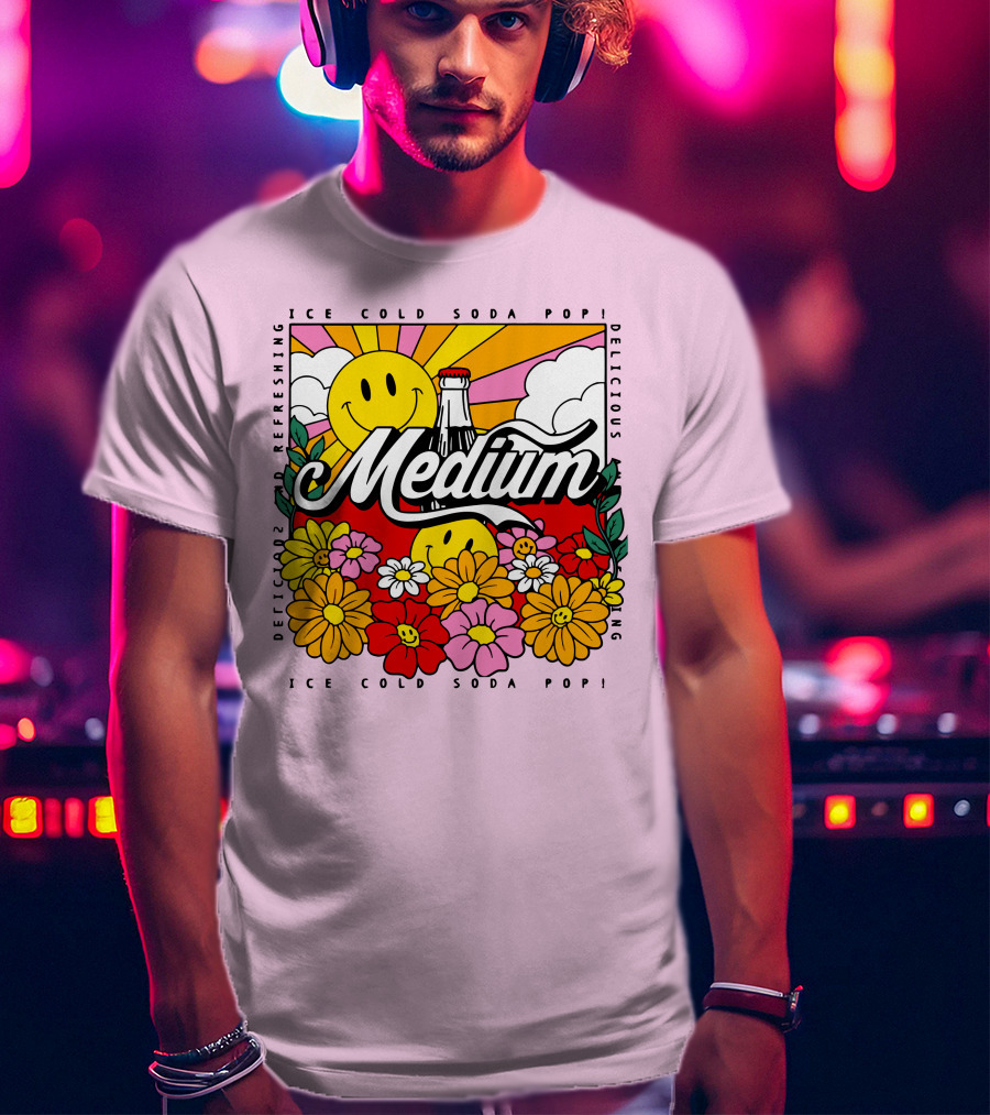 Medium Ice Cold Soda Pop Delicious Refreshing T-Shirt