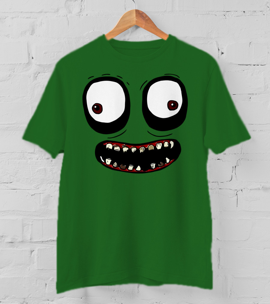 Salad Fingers Creepy Cartoon Eyes And Teeth Merch T-Shirt