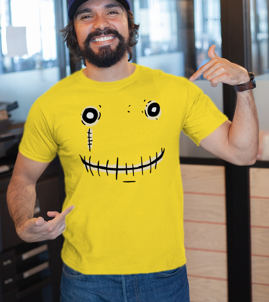 Salad Fingers Hubert Smiling Face Salad Fingers Merch T-Shirt