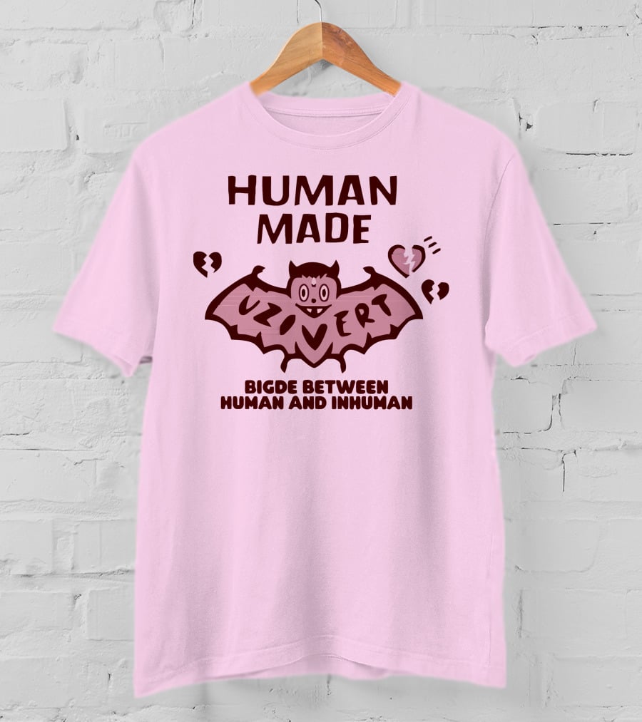 Human Made Lil Uzi Vert Bigde Between Human And Inhuman T-Shirt