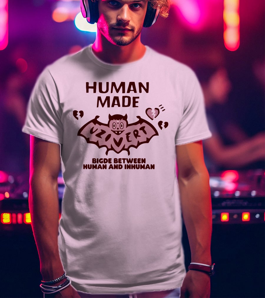 Human Made Lil Uzi Vert Bigde Between Human And Inhuman T-Shirt