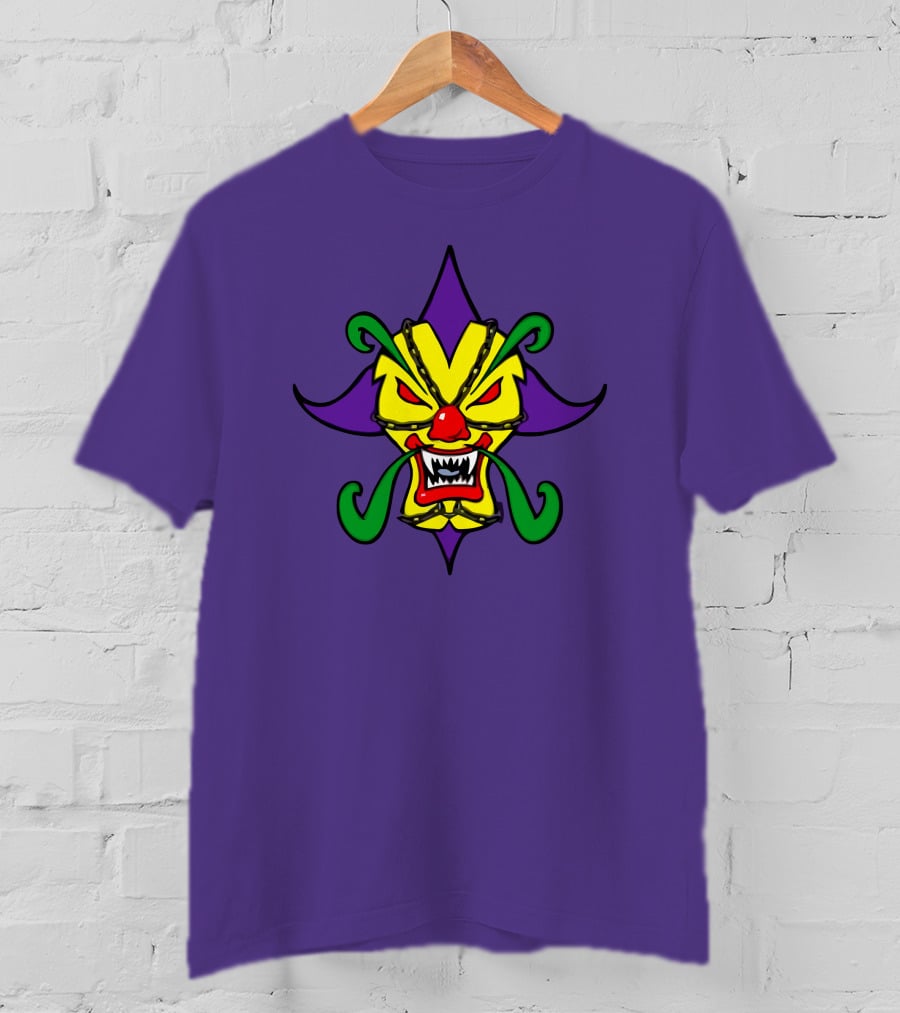 Psychopathic Merch Missing Link Found Joker's Card Mask Face Psychopathic Records Juggalo Merchandise T-Shirt