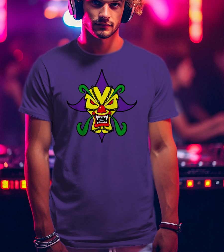 Psychopathic Merch Missing Link Found Joker's Card Mask Face Psychopathic Records Juggalo Merchandise T-Shirt