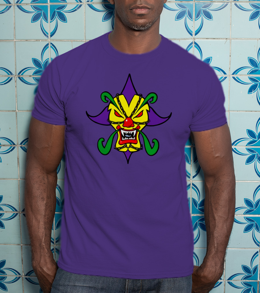 Psychopathic Merch Missing Link Found Joker's Card Mask Face Psychopathic Records Juggalo Merchandise T-Shirt