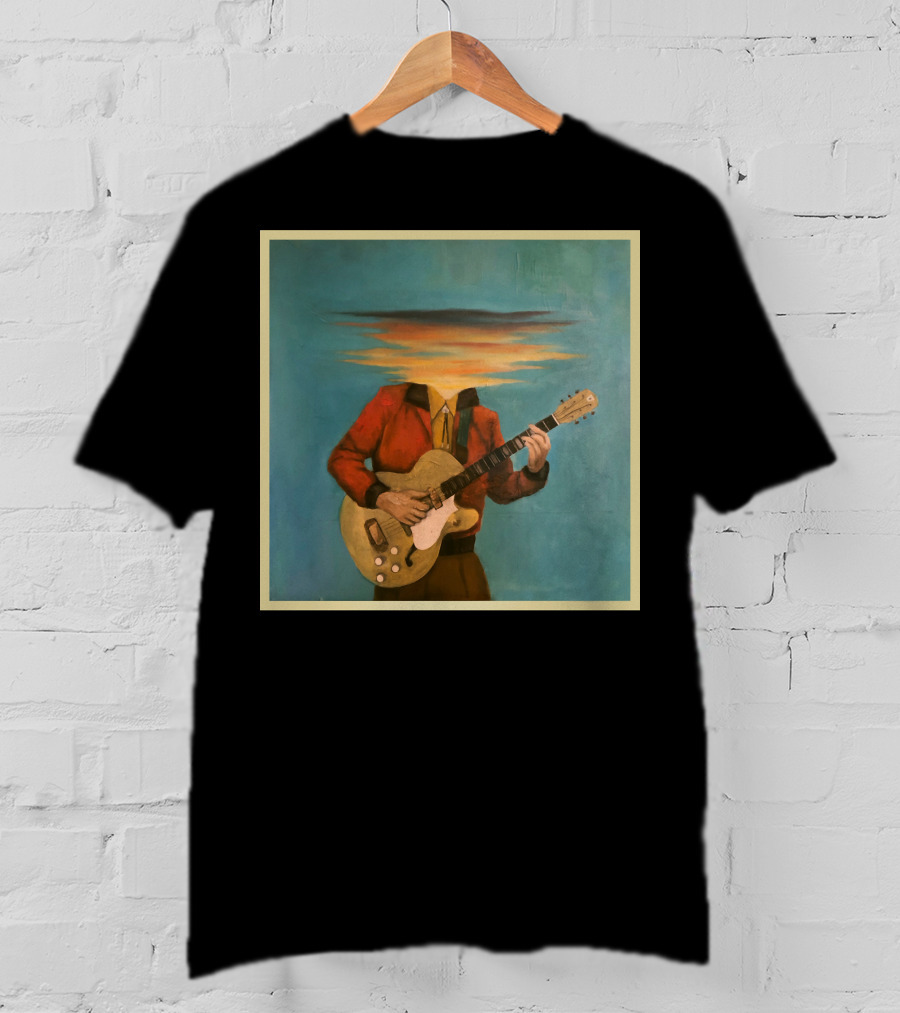 Lord Huron Long Lost Guitarist Surreal Sky Head T-Shirt