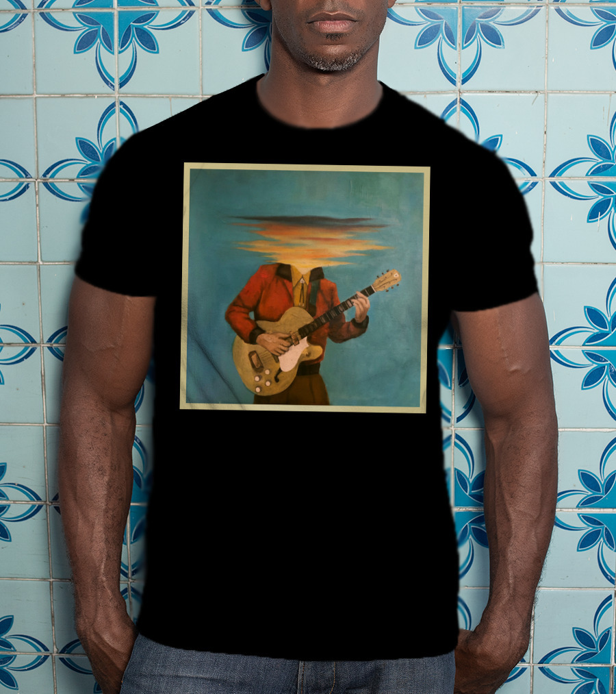 Lord Huron Long Lost Guitarist Surreal Sky Head T-Shirt
