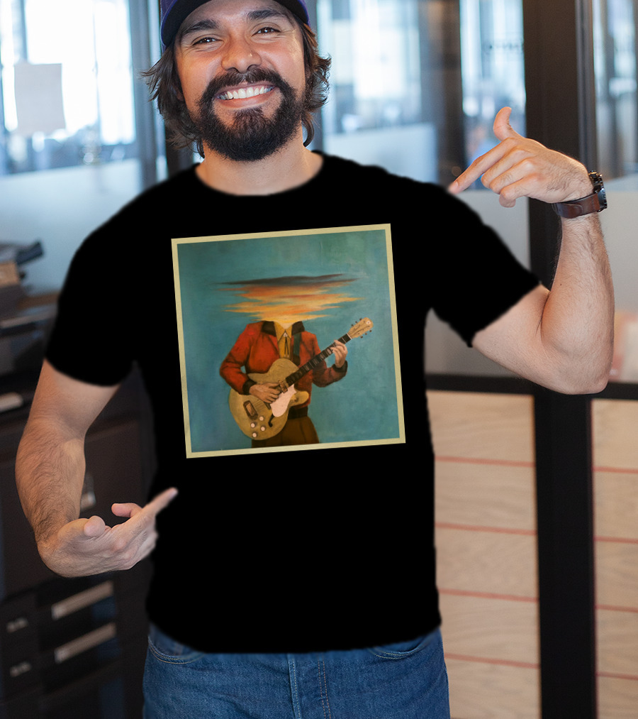 Lord Huron Long Lost Guitarist Surreal Sky Head T-Shirt