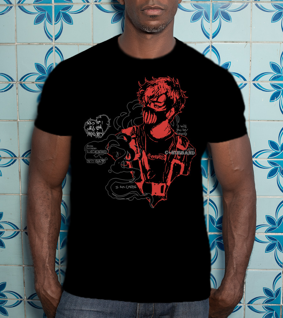 Corpse Husband I Am Corpse Miss You Will Under Ghost T-Shirt