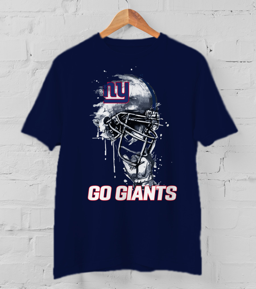 Ny Giants Football Helmet Go Giants T-Shirt