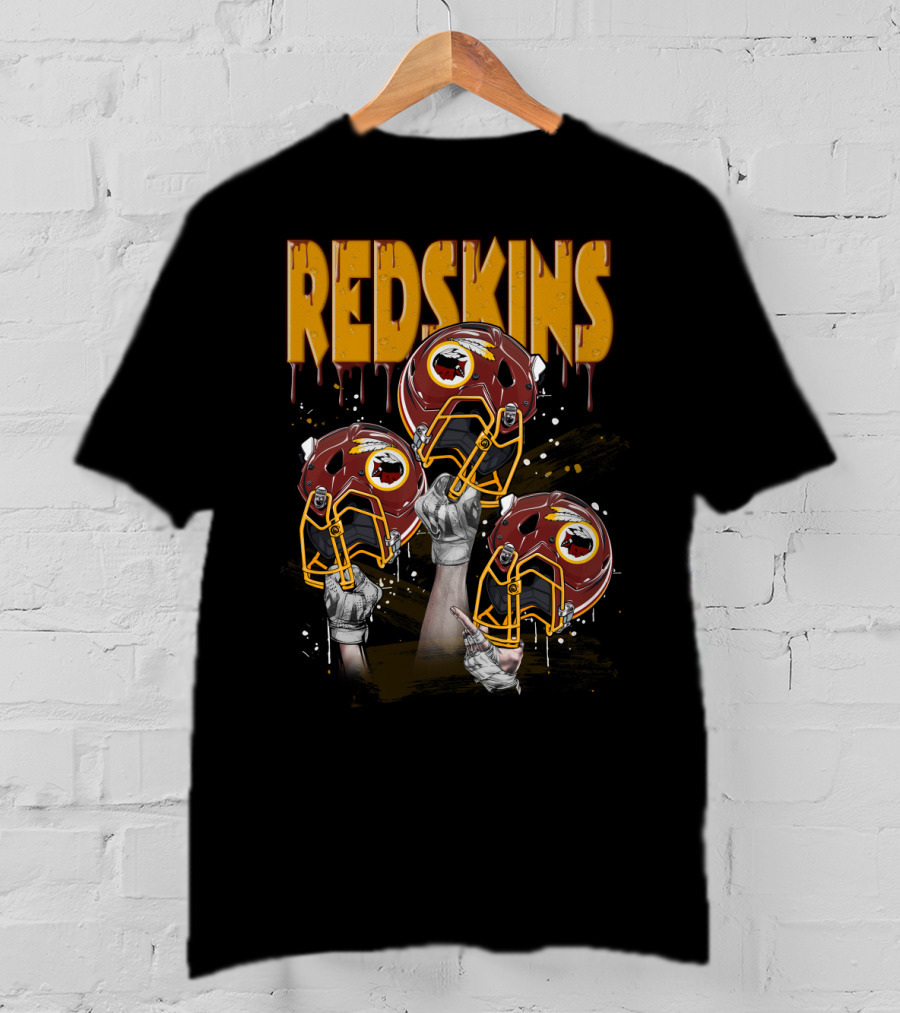 Redskins Football Helmets Elevated By Fans T-Shirt