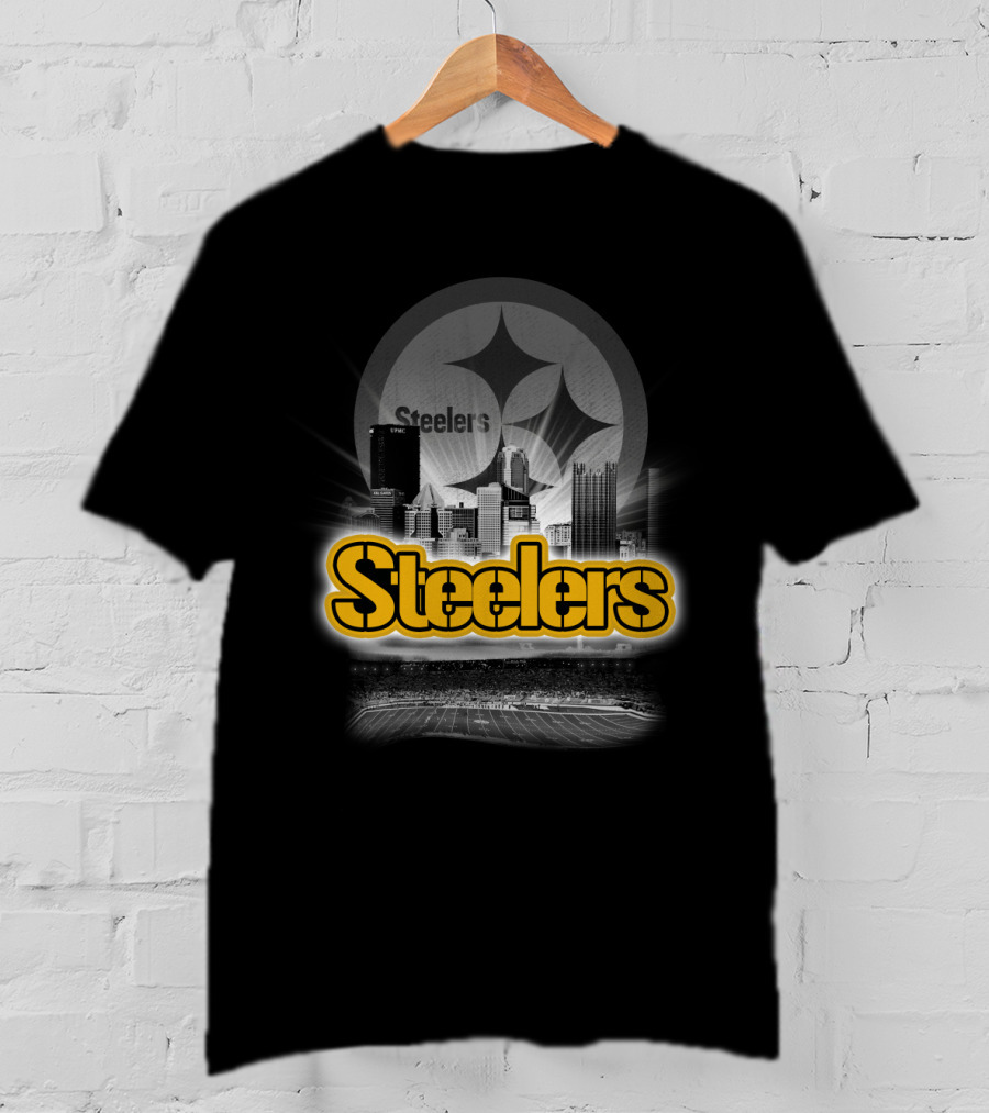 Steelers Pittsburgh Skyline Nfl Football T-Shirt
